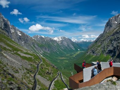 Trollstigen: spektakuläre Bergstraße mit toller Aussicht