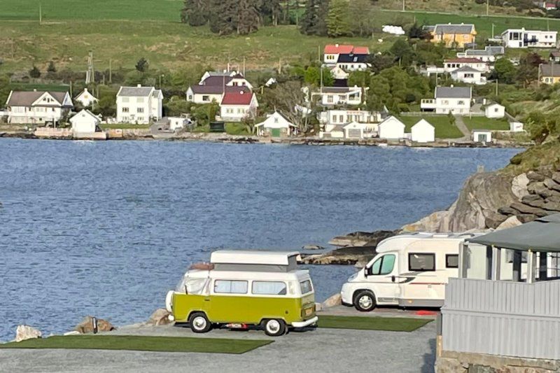 Austre Bokn Camping kamperen aan het water