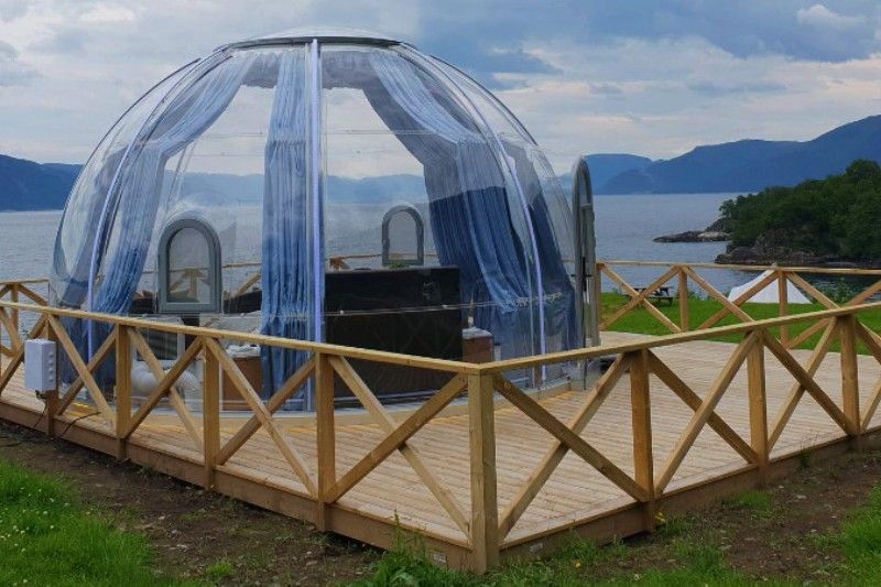 Botnen Camping Sognefjord bubble house