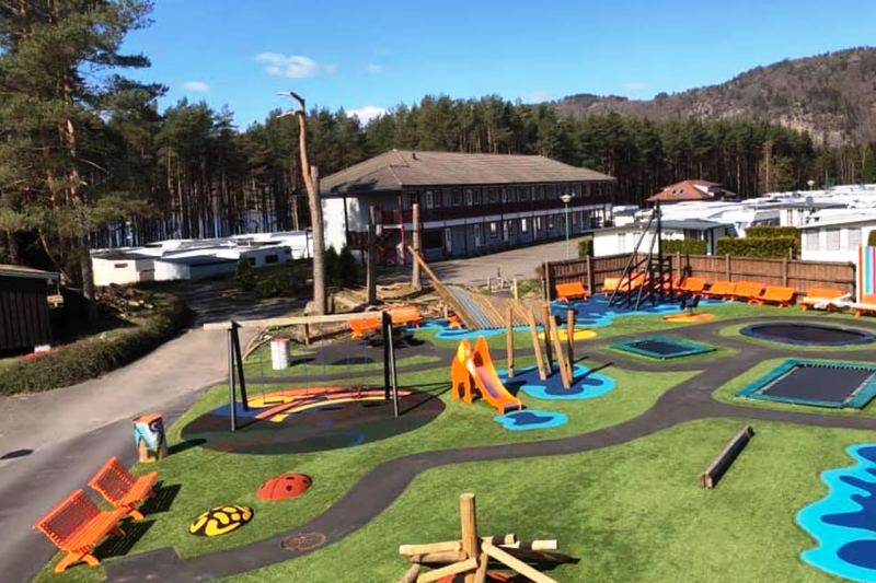 Camp Lyngdal grote speeltuin