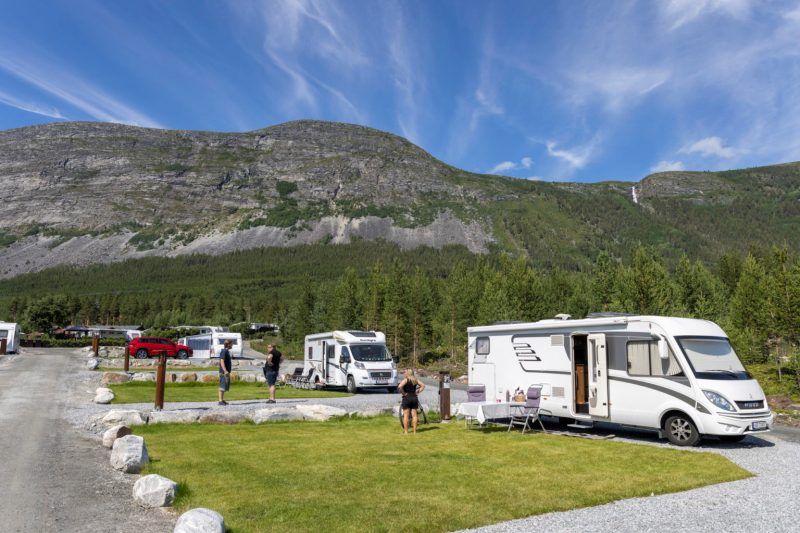Donfoss Camping Nordberg kampeerplaatsen
