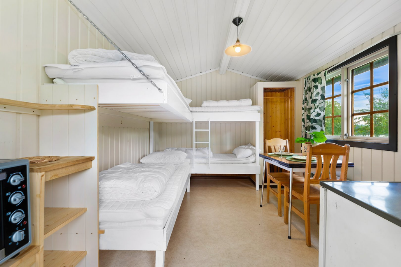 Drammen Camping hytter binnen