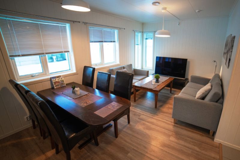 Forde Guesthouse og Camping hytter binnen