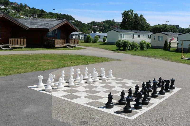 Hamre Familiecamping schaakspel