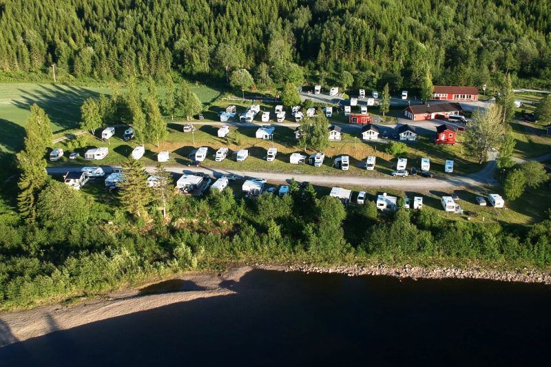 Langnes Camping Grong ligging