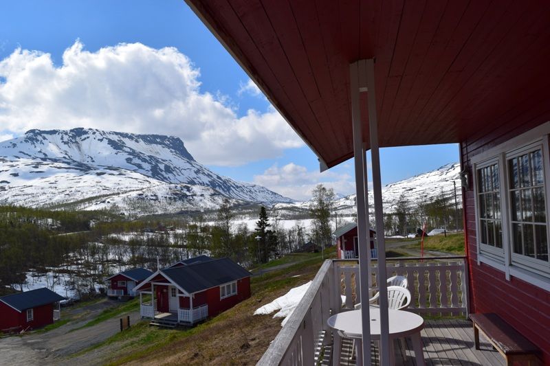 Lapphaugen Turiststasjon uitzicht hytter