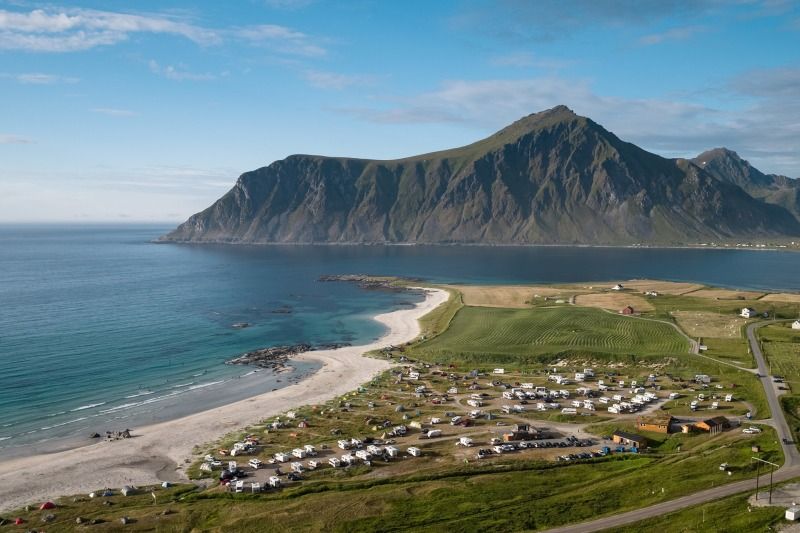 Lofoten Beach Camp Ramberg ligging