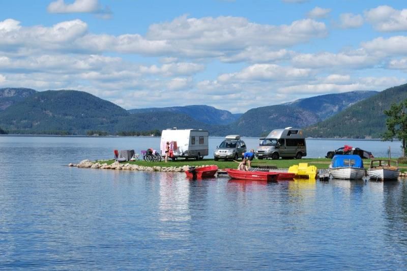 Neset Camping Byglandsfjord Kampeerplaatsen