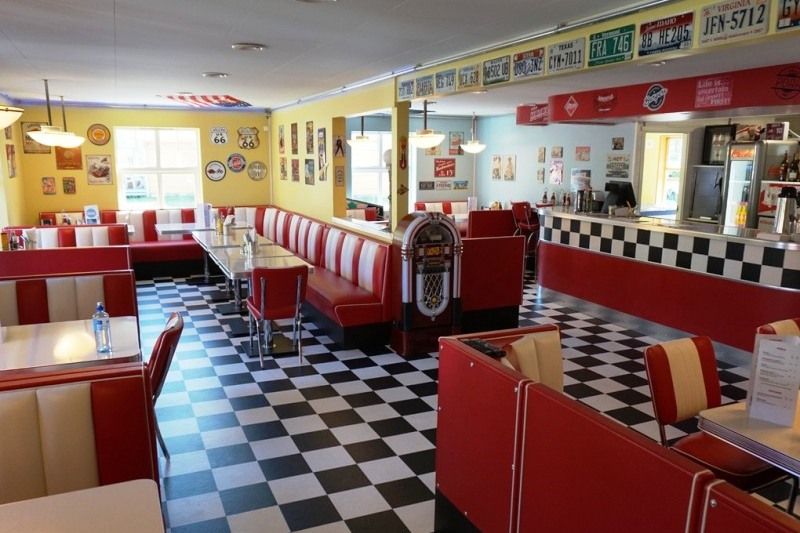 PlusCamp Mosjoen Camping American Diner restaurant
