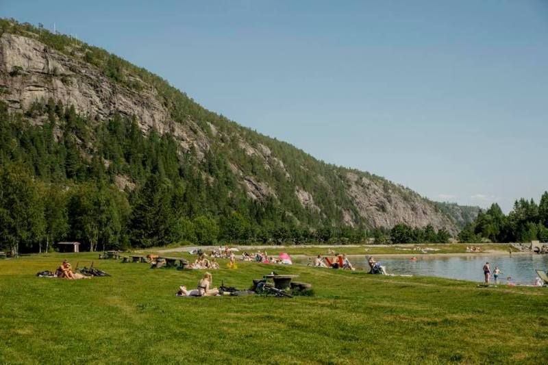 PlusCamp Namsos Camping zwemmen en zonnen