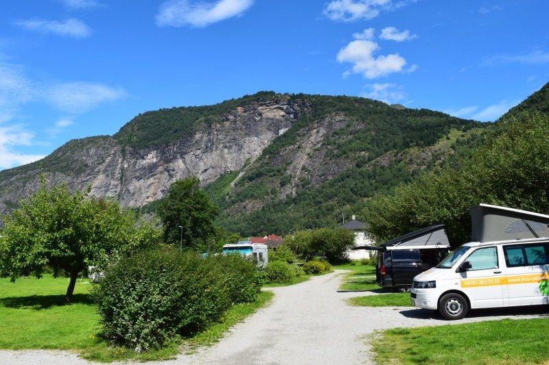 PlusCamp Sandvik Gaupne verharde kampeerplaatsen