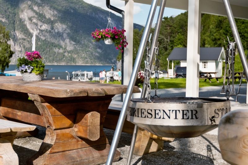 PlusCamp Stranda Feriesenter grillplaats