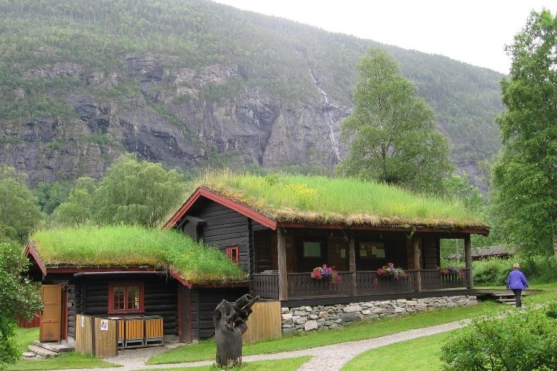 Rjukan Hytte og Caravanpark traditioneel sanitairgebouw