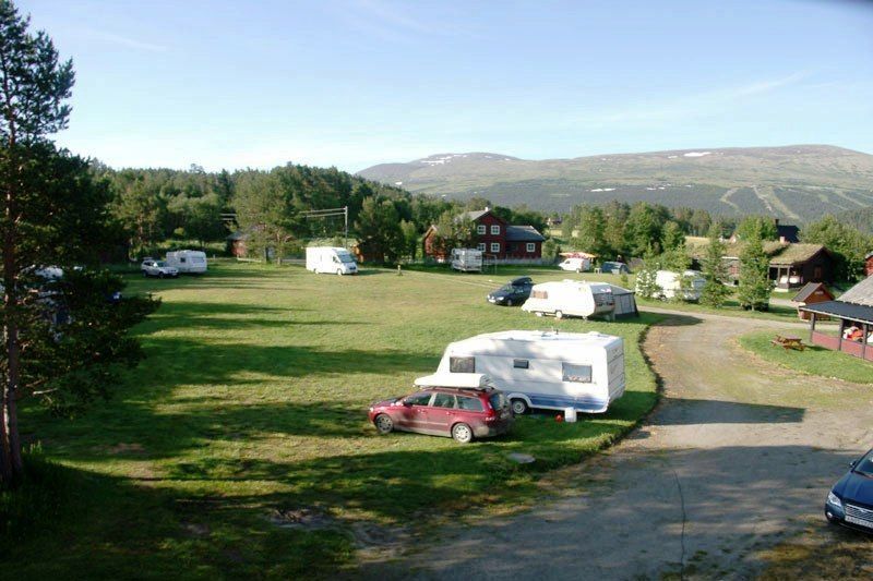 Roste Hyttetun og Camping uitzicht vanaf de camping