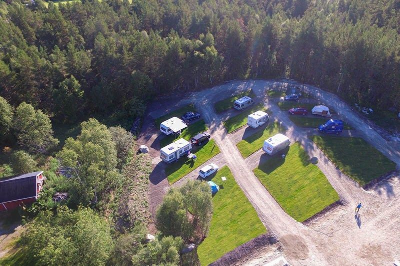 Roste Hyttetun og Camping nieuwe camperplaatsen