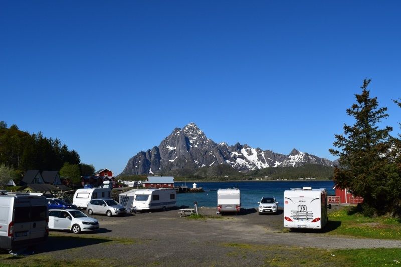 Sandvika Fjord og Sjohus Camping Kampeerplaatsen