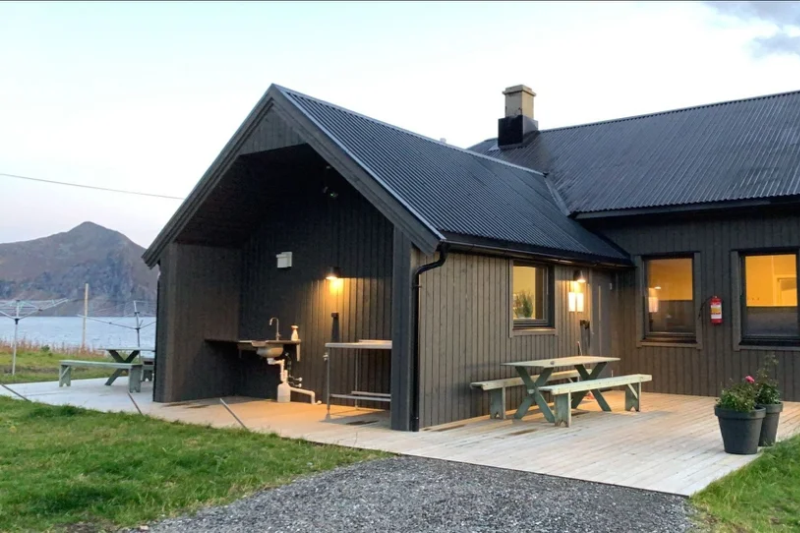 Skaland Camping Senja centrumgebouw