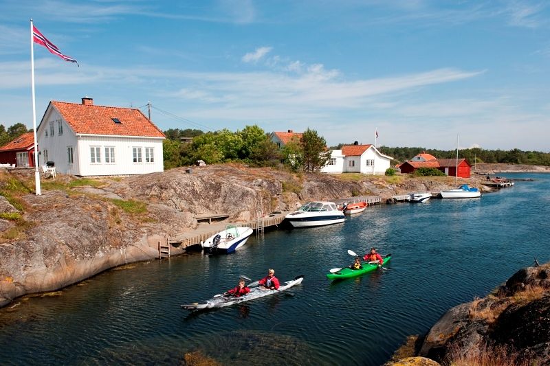 Sorlandet Feriesenter Risor kano's en kajaks te huur