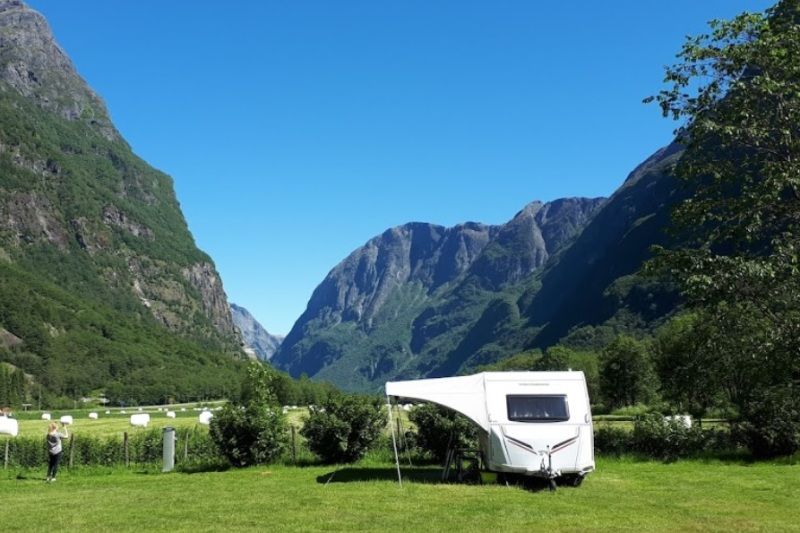 Vang Camping Gudvangen Ligging en uitzicht